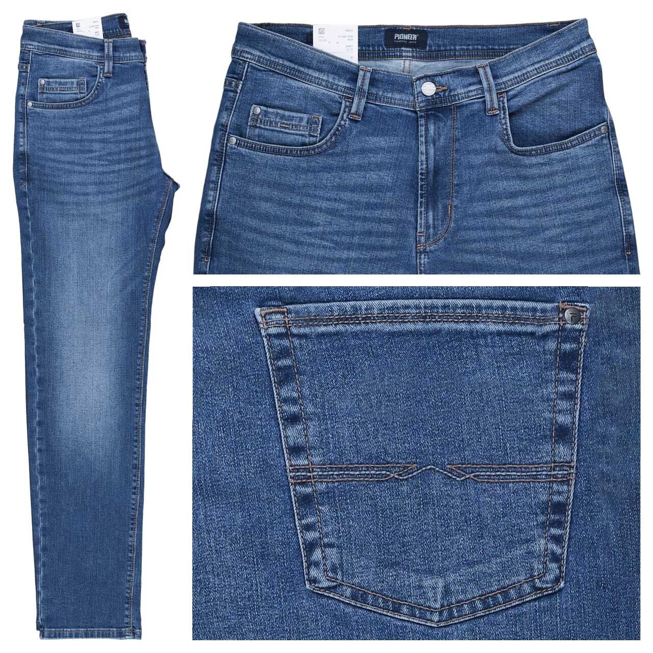 Pioneer Jeans-Rando Uomo - Jeans Classici 5 Tasche, Regular Fit, Gamba Normale, Comodi Con Elasticità